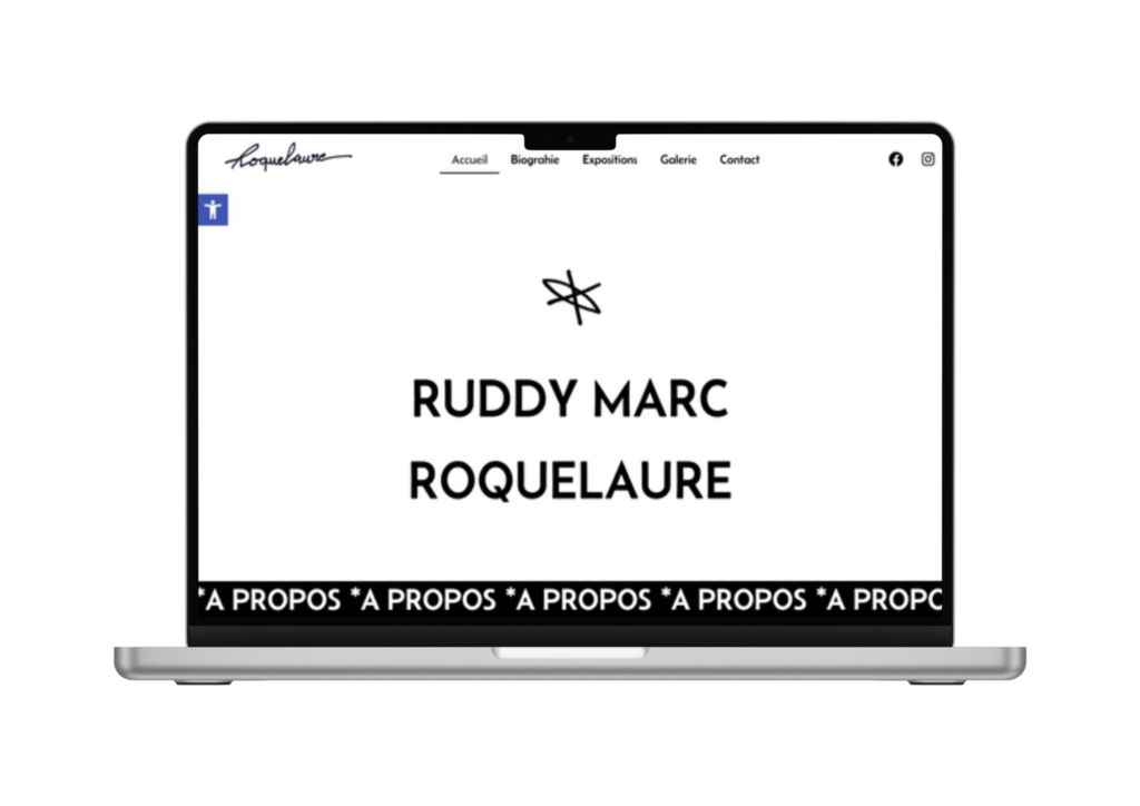 Ruddy Marc Roquelaure - création site vitrine