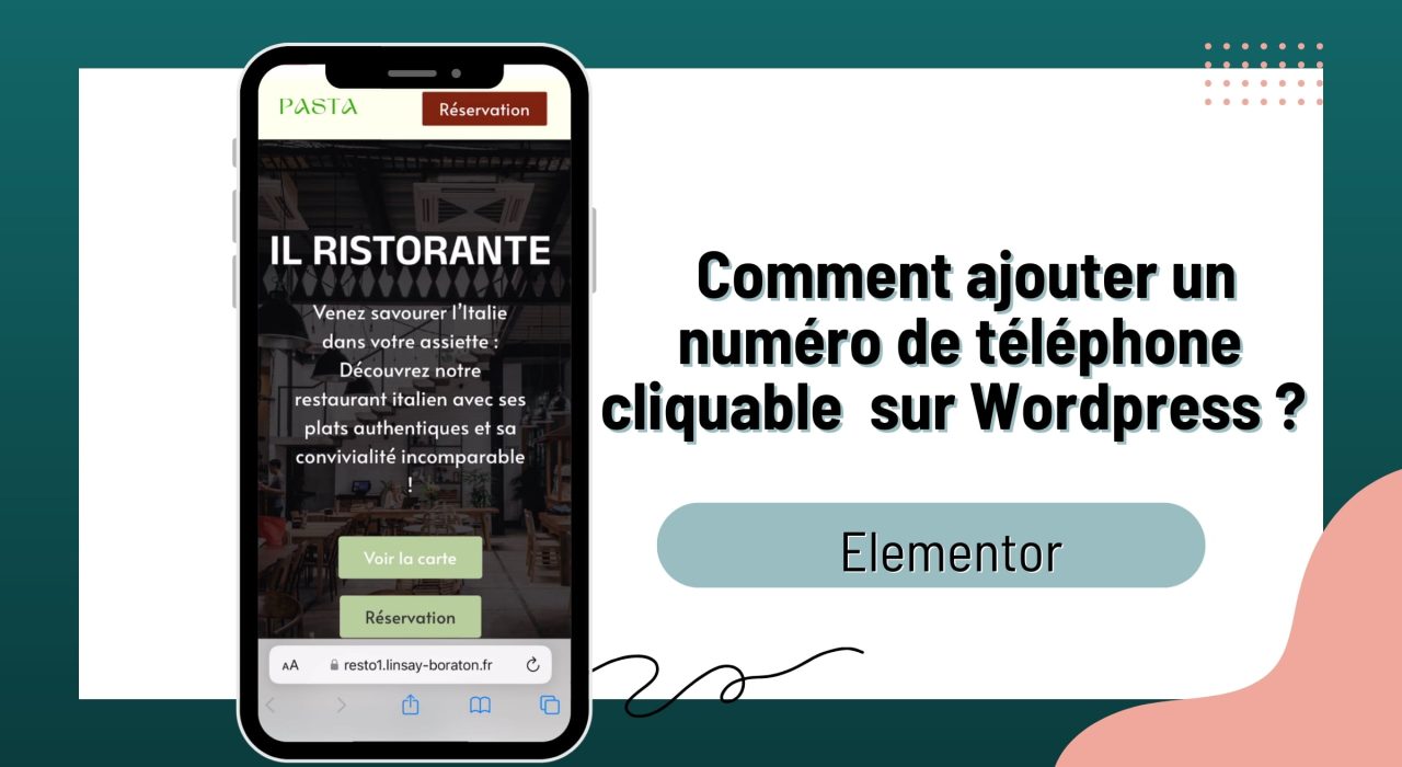 Comment ajouter un numéro de téléphone cliquable